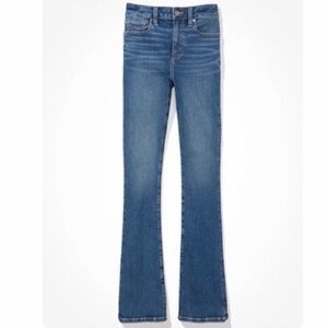American Eagle Next Level High-Waisted Skinny Kick Jeans | 6 | Indigo